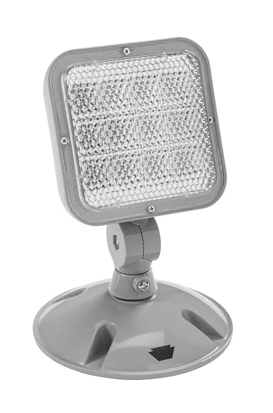 Keystone Technologies Single Square Remote Head Wet Location Rated Low Voltage Emergency Light