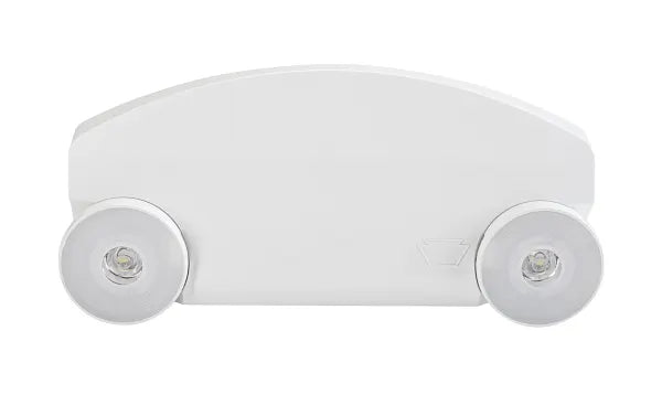 Keystone Technologies LED Remote Capable Dual Head Round Emergency Light with Built-In Test Switch