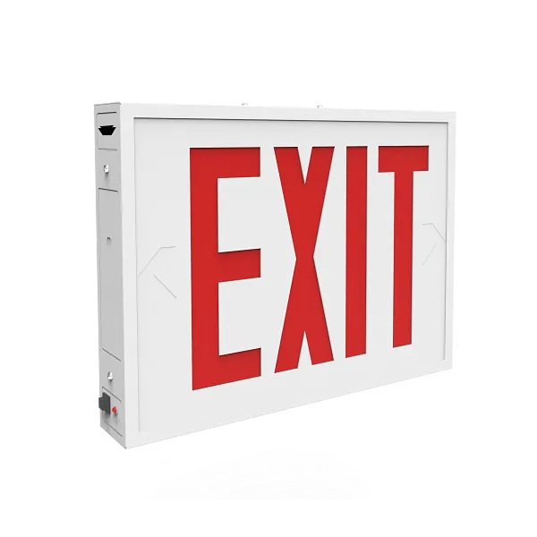 Keystone Technologies Single or Double Face NYC Code Compliant Surface Mount Steel Exit Sign