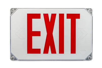 Keystone Technologies Wet Location Rated Emergency Backup LED Exit Sign