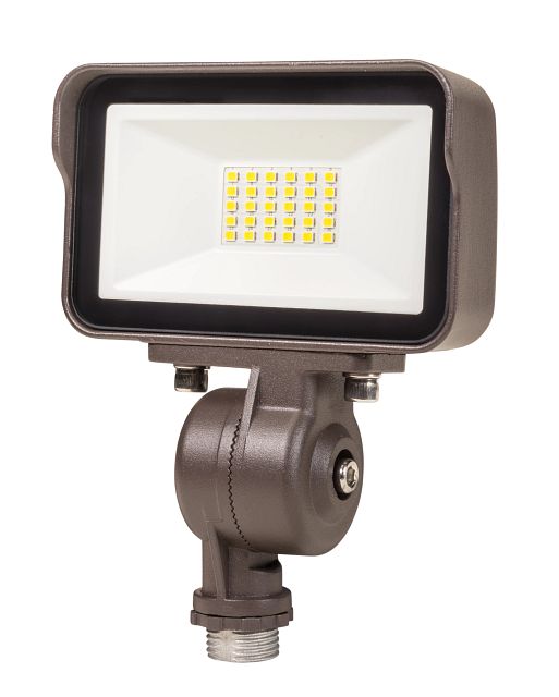 Keystone Technologies 15 Watt Contractor Prime LED 120-277V Flood Light Fixture 3000K Warm White  