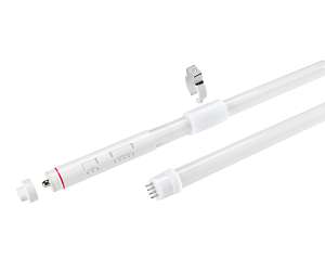 Keystone Technologies 8 Foot 24/32/40 Watt Glass Coated 2 Piece LED T8 Tube Light 3000/3500/4000/5000/6500K