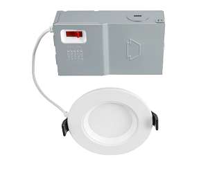 Keystone Technologies 3 Inch 7 Watt Circa Recessed Wafer LED Color Selectable Downlight 2700/3000/3500/4000/5000K