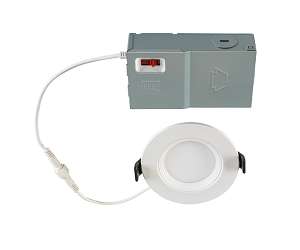 Keystone Technologies 3 Inch 7 Watt Circa Baffled Wafer LED Color Selectable Downlight 2700/3000/3500/4000/5000K