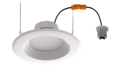 Keystone Technologies 5/6 Inch LED 8/10/14 Watt Selectable LED Baffled Downlight Retrofit 2700/3000/3500/4000/5000K Selectable  