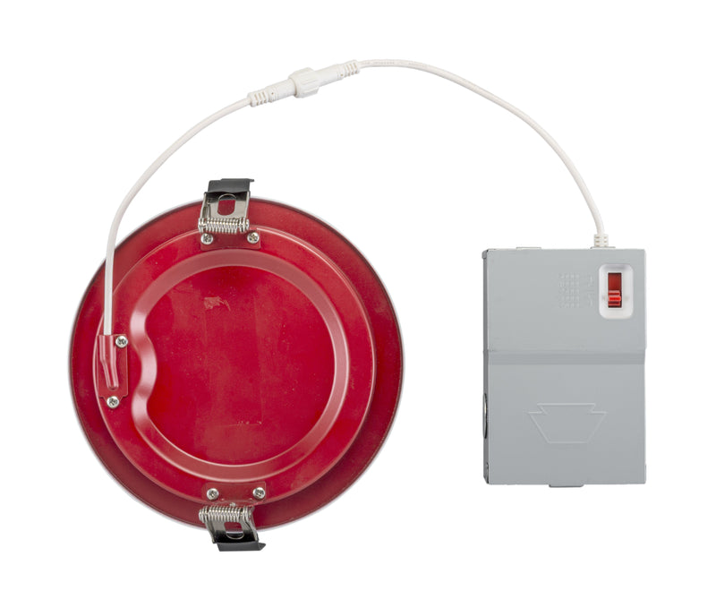 6 Inch 15 Watt Fire Rated Circa LED Slim Wafer Downlight Color Selectable 2700K/3000K/3500K/4000K/5000K