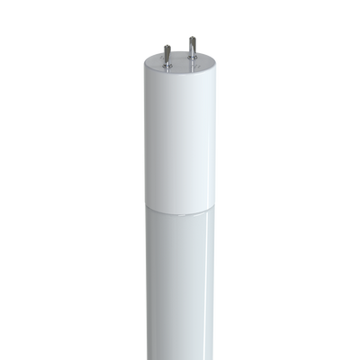 EiKO 4 Foot 24 Watt Glass LED Single or Double Ended Ballast Bypass Tube Light 4000K Cool White
