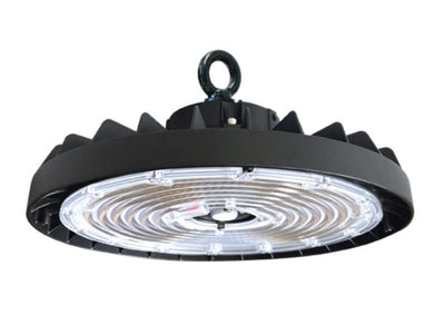 LiteTronics 100/150/200 Watt LED Black 120-277V Round High Bay 3500/4000/5000K Selectable Black 