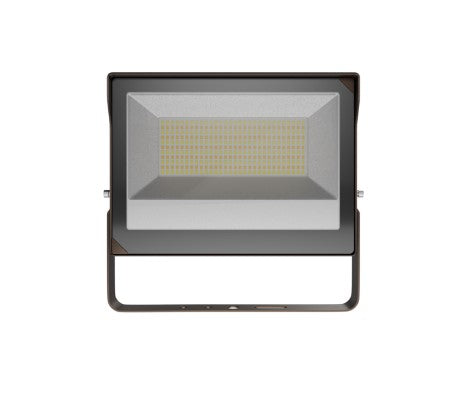 LiteTronics 60/80/100 Watt LED 120-277V Selectable Flood Light Fixture 3000/4000/5000K Selectable Bronze 