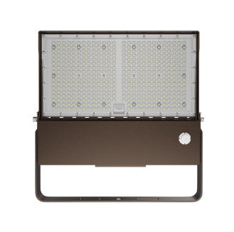 LiteTronics 250/290/330 Watt LED 120-277V Selectable Flood Light Fixture 3000/4000/5000K Selectable Bronze 