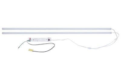 ZLED Lighting 4 Foot 20 Max Selectable Wattage Driver 2 Strip LED Magnetic Retrofit Strip Kit   