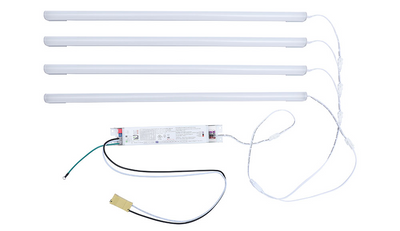 ZLED Lighting 2 Foot LED 4 Strip 50 Watt Selectable Magnetic Retrofit Kit   