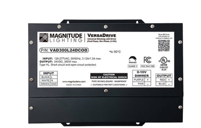 Magnitude Lighting VAD300L24DCOD 300 Watt LED 12500mA Constant Voltage Driver   