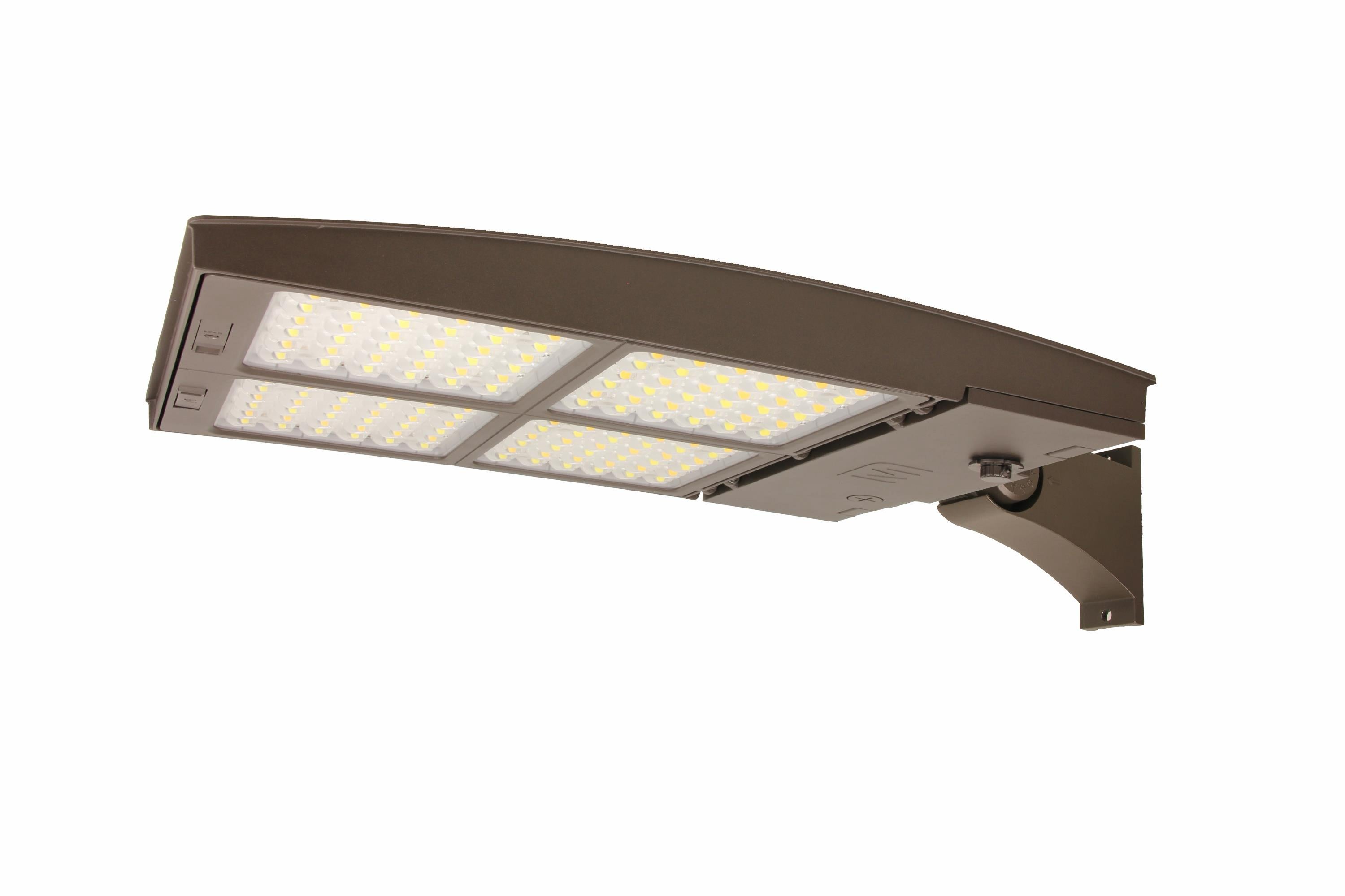 200/250/300 Watt 277-480V Flexible/Adjustable Arm Mount LED Area Light ...