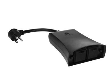 Indoor/Outdoor 1875 Watt Max Dual Smart Plug Outlet