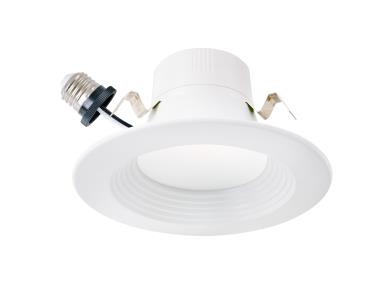 MaxLite 4 Inch 8 Watt LED 120V Residential Downlight 2700/3000/3500/4000K Selectable  