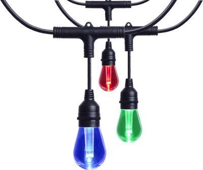 Satco Smart LED String Lights with Starfish RGB Technology 48 Feet