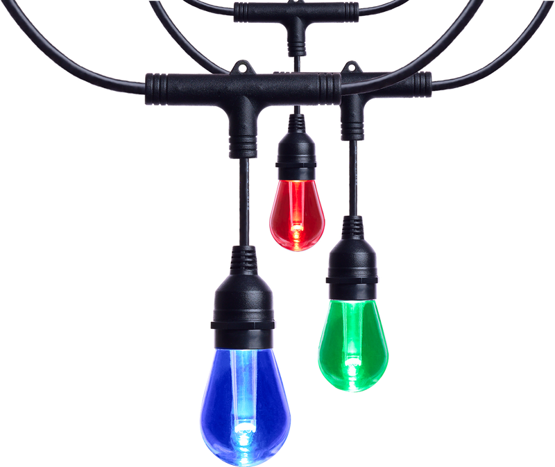 Satco Smart LED String Lights with Starfish RGB Technology 24 Feet
