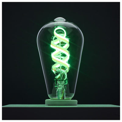 Satco 6 Watt Starfish ST19 Color Changing Smart LED E26 Base Light Bulb