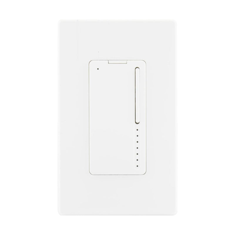 Satco 150 Watt Starfish 120V White Smart Technology Wall Dimmer   