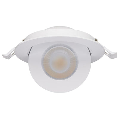 Satco 4 Inch 9 Watt Low Profile Starfish LED RGBTW Gimbal Downlight   