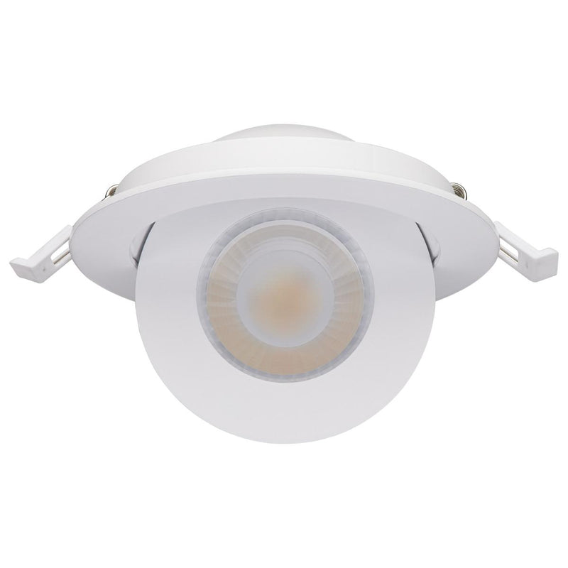Satco 4 Inch 9 Watt Low Profile Starfish LED RGBTW Gimbal Downlight   