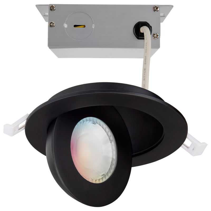 4 Inch 9 Watt Round RGBTW Starfish Smart Directional Low Profile Downlight