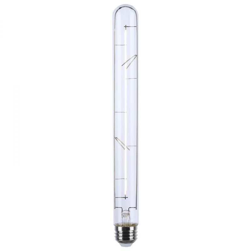 Satco 6 Watt T9 LED Flex Gray Straight Filament Light Bulb 2700K   