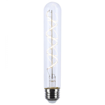 Satco 6 Watt T9 LED Flex Gray Coil Filament Light Bulb 2700K   