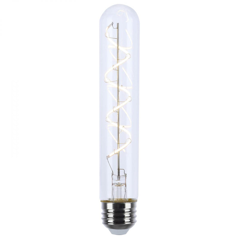 Satco 6 Watt T9 LED Flex Gray Coil Filament Light Bulb 2700K   