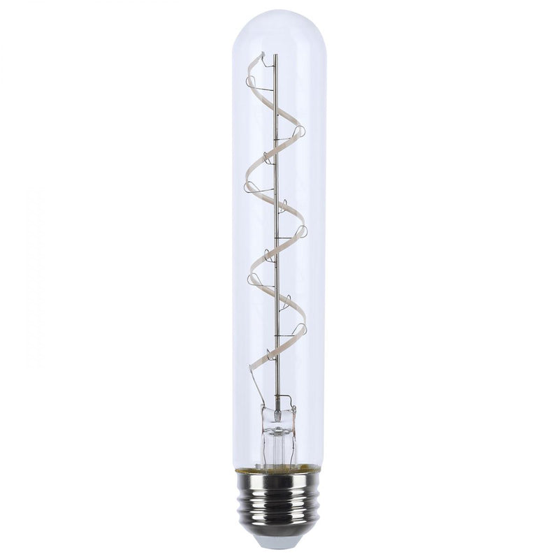 Satco 6 Watt T9 LED Flex Gray Coil Filament Light Bulb 2700K   