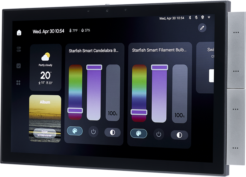 Satco 10 Inch Starfish In-Wall Wired Touch Screen