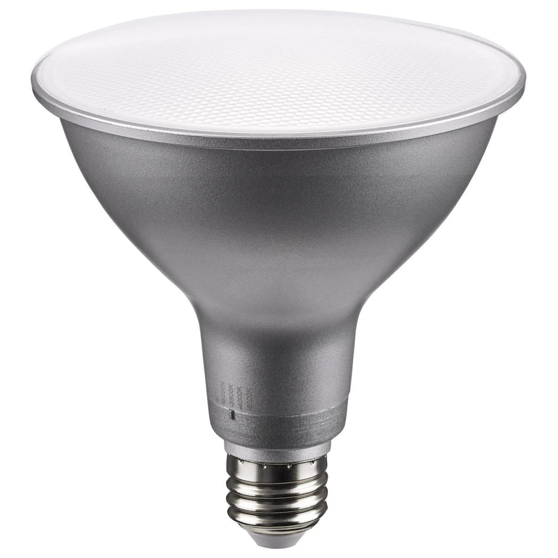 Satco 13.3 Watt LED 40 Degree Color Selectable PAR38 Light Bulb 27/30/35/40/50K Selectable  