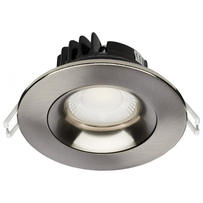 Satco 3-1/2 Inch 12 Watt Round LED Architectural Gimbal Downlight Fixture
