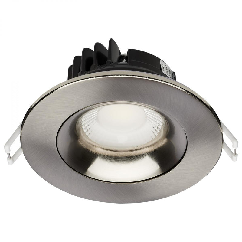 Satco 3-1/2 Inch 12 Watt Round LED Architectural Gimbal Downlight Fixture