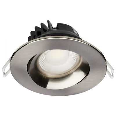 Satco 3-1/2 Inch 12 Watt Round LED Architectural Gimbal Downlight Fixture