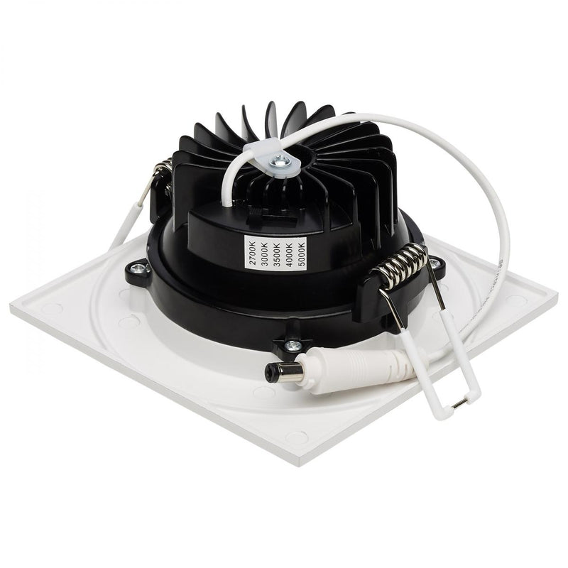 Satco 3-1/2 Inch 12 Watt Square LED Architectural Gimbal Downlight Fixture