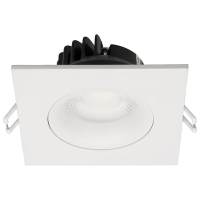 Satco 3-1/2 Inch 12 Watt Square LED Architectural Gimbal Downlight Fixture