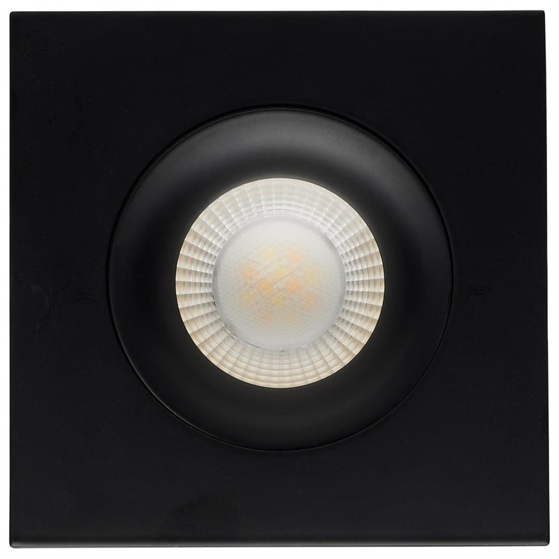 Satco 3-1/2 Inch 12 Watt Square LED Architectural Gimbal Downlight Fixture