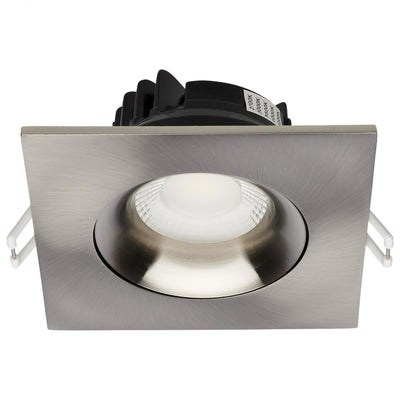 Satco 3-1/2 Inch 12 Watt Square LED Architectural Gimbal Downlight Fixture