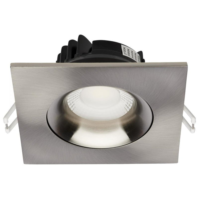 Satco 3-1/2 Inch 12 Watt Square LED Architectural Gimbal Downlight Fixture