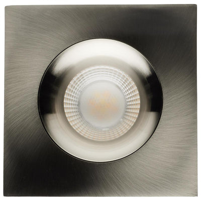 Satco 3-1/2 Inch 12 Watt Square LED Architectural Gimbal Downlight Fixture