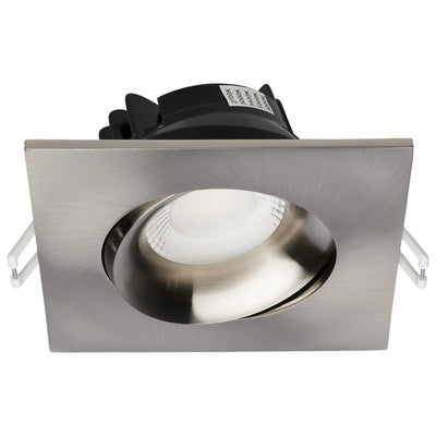 Satco 3-1/2 Inch 12 Watt Square LED Architectural Gimbal Downlight Fixture