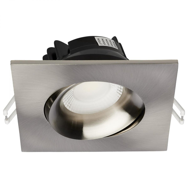 Satco 3-1/2 Inch 12 Watt Square LED Architectural Gimbal Downlight Fixture