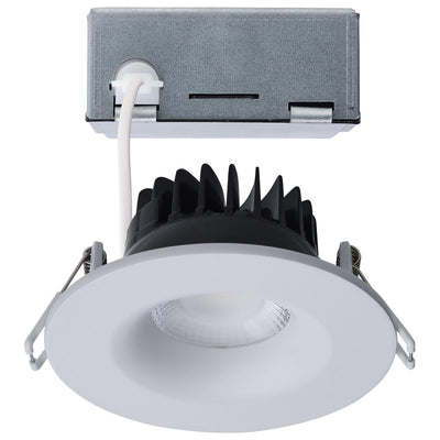 Satco 3-1/2 Inch 10 Watt Round Architectural LED Direct Wire Downlight 2700/3000/3500/4000/5000K Selectable White