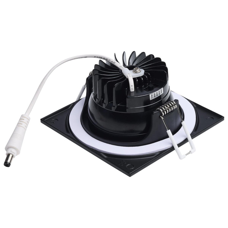 Satco 3-1/2 Inch 10 Watt Square Architectural LED Direct Wire Downlight 2700/3000/3500/4000/5000K