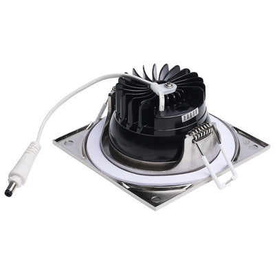 Satco 3-1/2 Inch 10 Watt Square Architectural LED Direct Wire Downlight 2700/3000/3500/4000/5000K