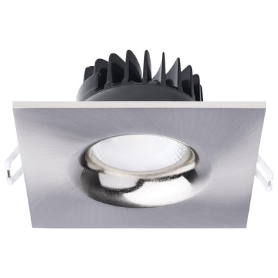 Satco 3-1/2 Inch 10 Watt Square Architectural LED Direct Wire Downlight 2700/3000/3500/4000/5000K
