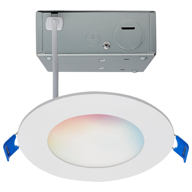 4 Inch 8 Watt Round RGBTW Starfish LED Smart Slimfit Downlight