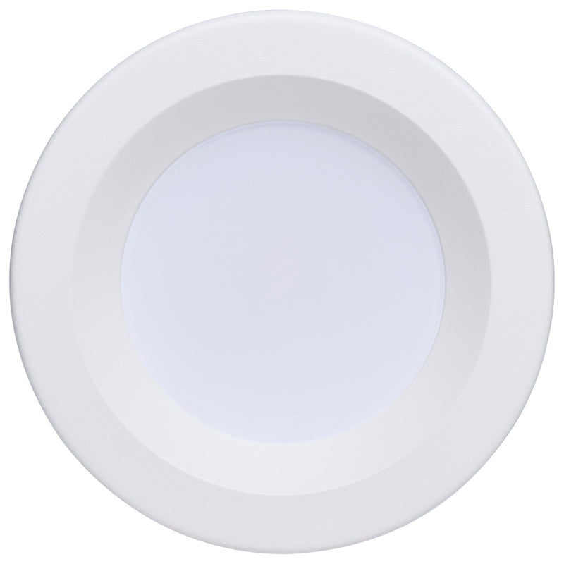 4 Inch 8 Watt Round RGBTW Starfish Smooth Baffle LED Downlights